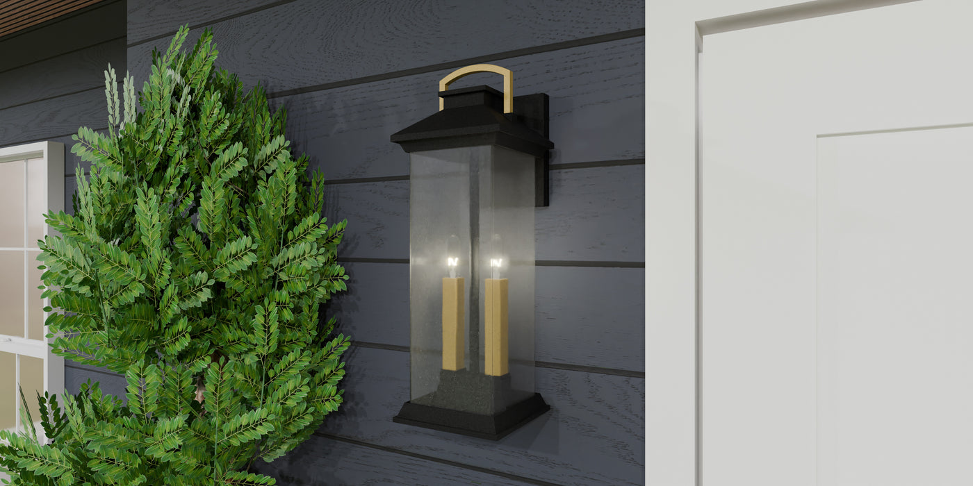 Henderson Two Light Outdoor Wall Mount-Exterior-Quoizel-Lighting Design Store