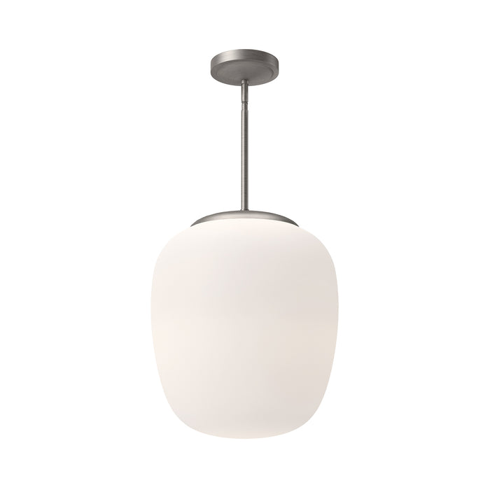 Holden One Light Pendant Brushed Nickel/Opal Matte Glass-Pendants-Alora-Lighting Design Store