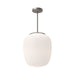 Holden One Light Pendant Brushed Nickel/Opal Matte Glass-Pendants-Alora-Lighting Design Store