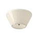 Holt LED Flush Mount Brushed Nickel/Glossy Opal Glass-Flush Mounts-Kuzco Lighting-Lighting Design Store