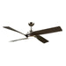 Horizon 56" Ceiling Fan Brushed Nickel-Fans-Kuzco Lighting-Lighting Design Store