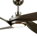 Horizon 56" Ceiling Fan Brushed Nickel-Fans-Kuzco Lighting-Lighting Design Store