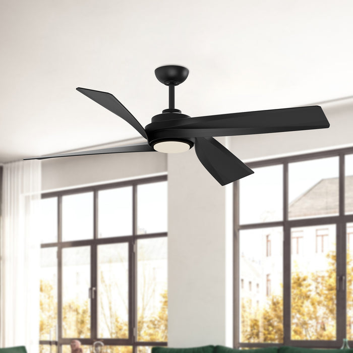 Horizon 56" Ceiling Fan Matte Black-Fans-Kuzco Lighting-Lighting Design Store