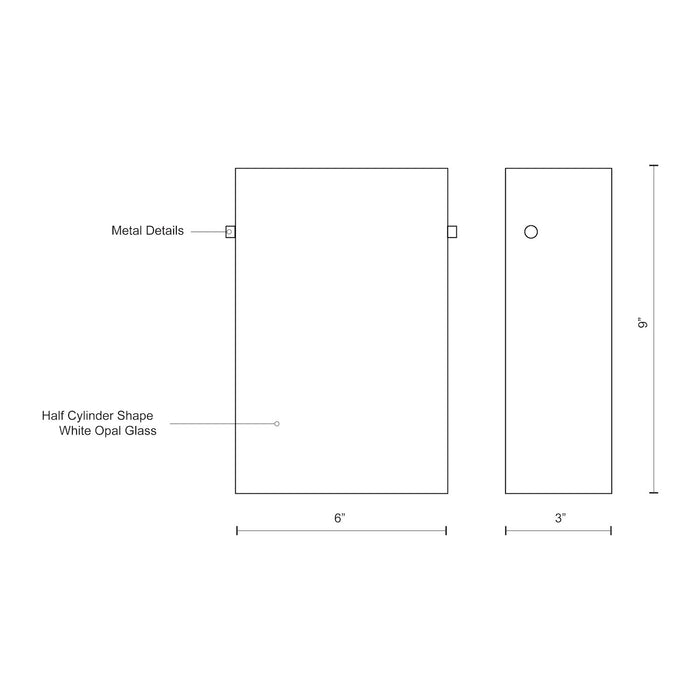 Hudson LED Wall Sconce Brushed Nickel/Chrome-Sconces-Kuzco Lighting-Lighting Design Store