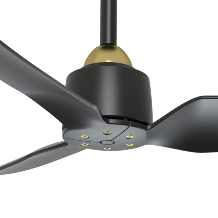 Hugo 42"Ceiling Fan Brushed Gold/Matte Black-Fans-Kuzco Lighting-Lighting Design Store