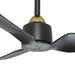 Hugo 42"Ceiling Fan Brushed Gold/Matte Black-Fans-Kuzco Lighting-Lighting Design Store