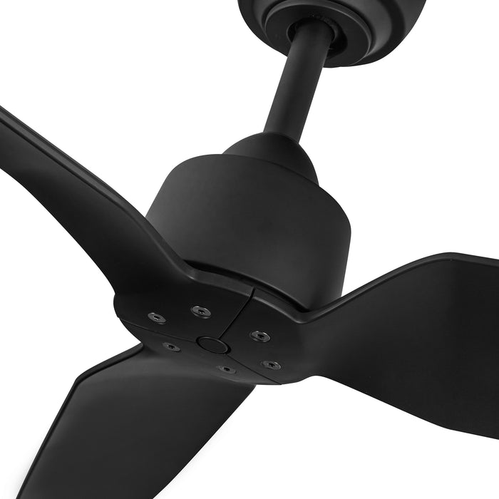 Hugo 52"Exterior Ceiling Fan Matte Black-Fans-Kuzco Lighting-Lighting Design Store