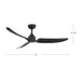 Hugo 52"Exterior Ceiling Fan Matte Black-Fans-Kuzco Lighting-Lighting Design Store