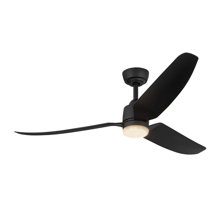 Hugo 52"Exterior Ceiling Fan Matte Black-Fans-Kuzco Lighting-Lighting Design Store