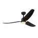 Hugo 52"Exterior Ceiling Fan Matte Black-Fans-Kuzco Lighting-Lighting Design Store