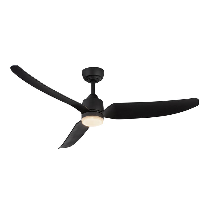 Hugo 52"Exterior Ceiling Fan Matte Black-Fans-Kuzco Lighting-Lighting Design Store