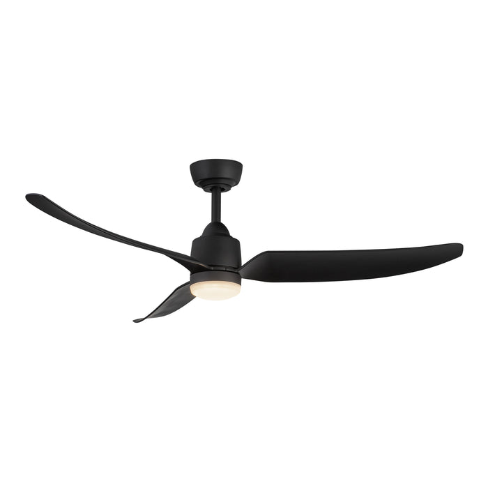 Hugo 52"Exterior Ceiling Fan Matte Black-Fans-Kuzco Lighting-Lighting Design Store