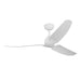 Hugo 52"Exterior Ceiling Fan Matte White-Fans-Kuzco Lighting-Lighting Design Store