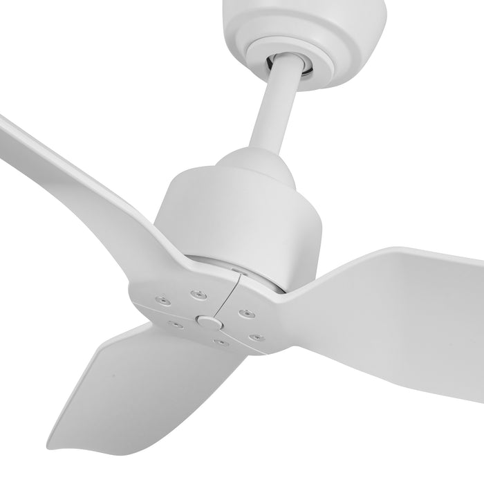 Hugo 52"Exterior Ceiling Fan Matte White-Fans-Kuzco Lighting-Lighting Design Store