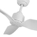Hugo 52"Exterior Ceiling Fan Matte White-Fans-Kuzco Lighting-Lighting Design Store