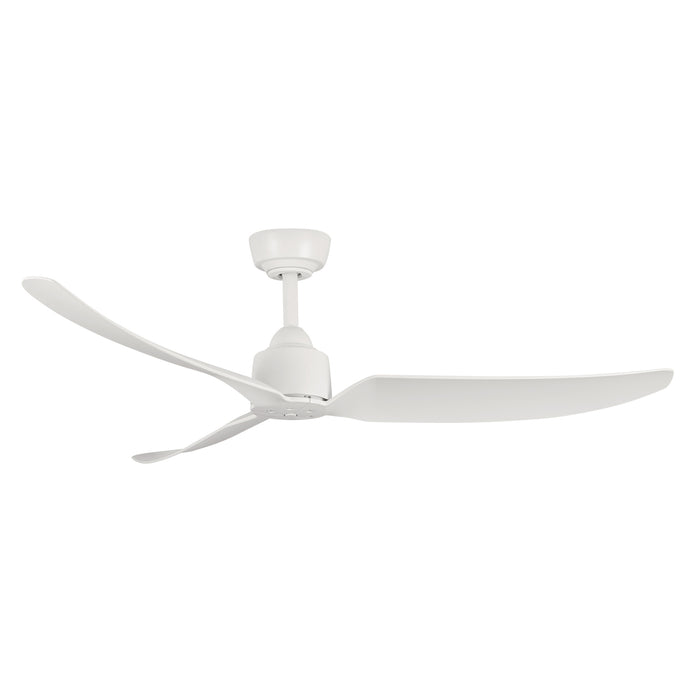 Hugo 52"Exterior Ceiling Fan Matte White-Fans-Kuzco Lighting-Lighting Design Store