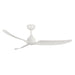 Hugo 52"Exterior Ceiling Fan Matte White-Fans-Kuzco Lighting-Lighting Design Store