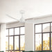 Hugo 52"Exterior Ceiling Fan Matte White-Fans-Kuzco Lighting-Lighting Design Store