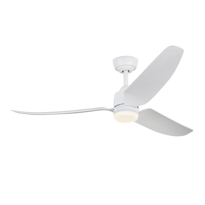 Hugo 52"Exterior Ceiling Fan Matte White-Fans-Kuzco Lighting-Lighting Design Store