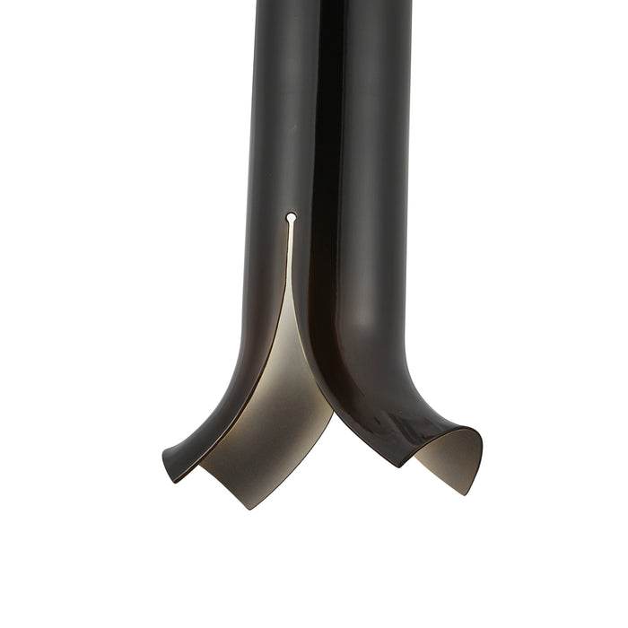 Husk LED Pendant Glossy Black-Mini Pendants-Kuzco Lighting-Lighting Design Store