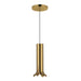 Husk LED Pendant Metallic Brass-Mini Pendants-Kuzco Lighting-Lighting Design Store