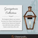 Georgetown 18" Natural Gas Outdoor Wall Sconce-Exterior-Coppersmith-Lighting Design Store