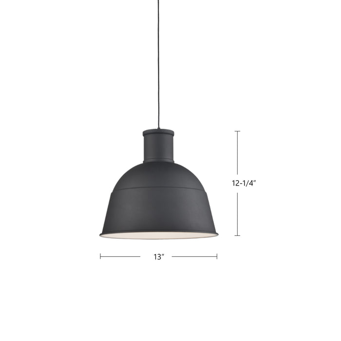 Irving One Light Pendant White-Pendants-Kuzco Lighting-Lighting Design Store