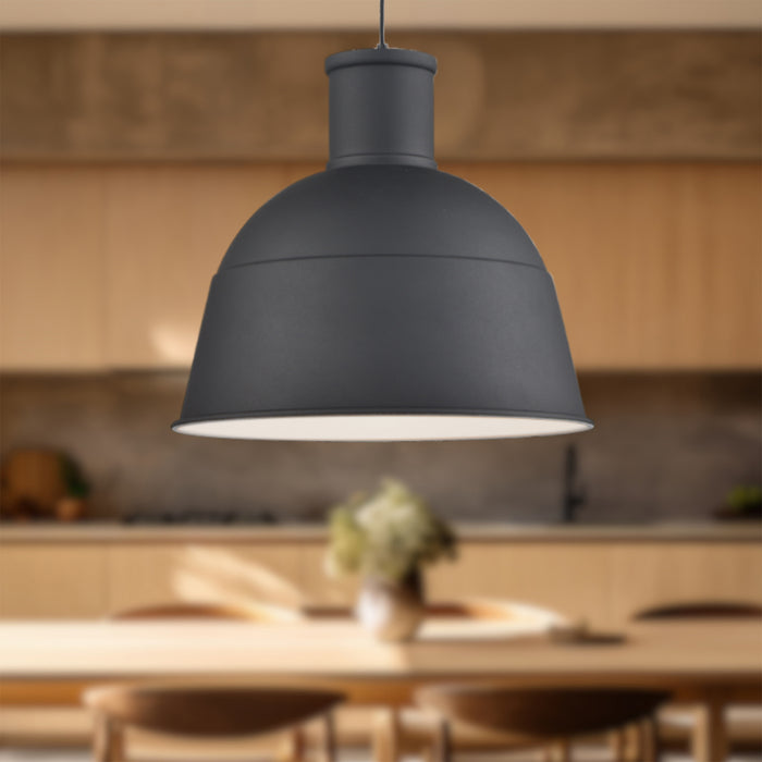 Irving One Light Pendant Black-Pendants-Kuzco Lighting-Lighting Design Store