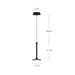 Issa LED Pendant Matte Black-Mini Pendants-Alora-Lighting Design Store