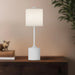 Issa One Light Table Lamp White/Ivory Linen-Lamps-Alora-Lighting Design Store