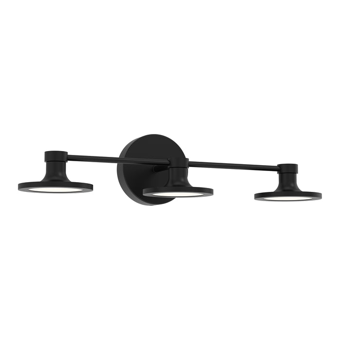 Issa LED Vanity Light Matte Black-Bathroom Fixtures-Alora-Lighting Design Store