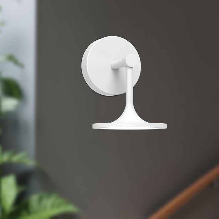 Issa LED Wall Sconce White-Sconces-Alora-Lighting Design Store