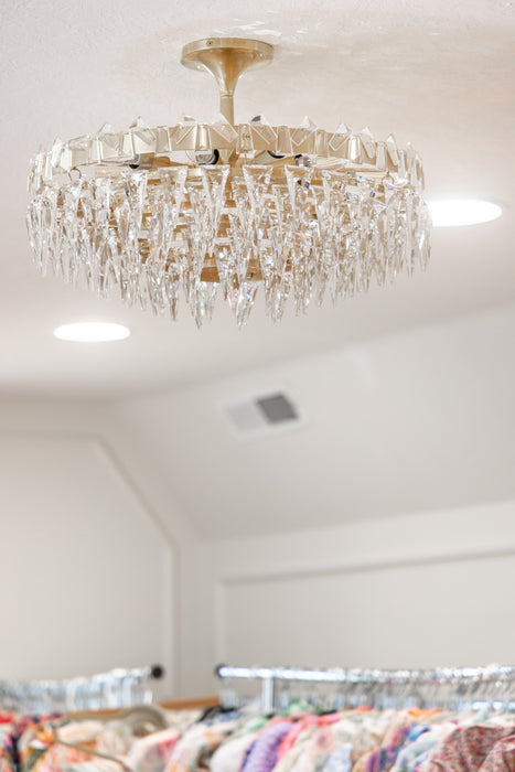 Trillion Flush Mount-Semi-Flush Mts.-Visual Comfort Signature-Lighting Design Store