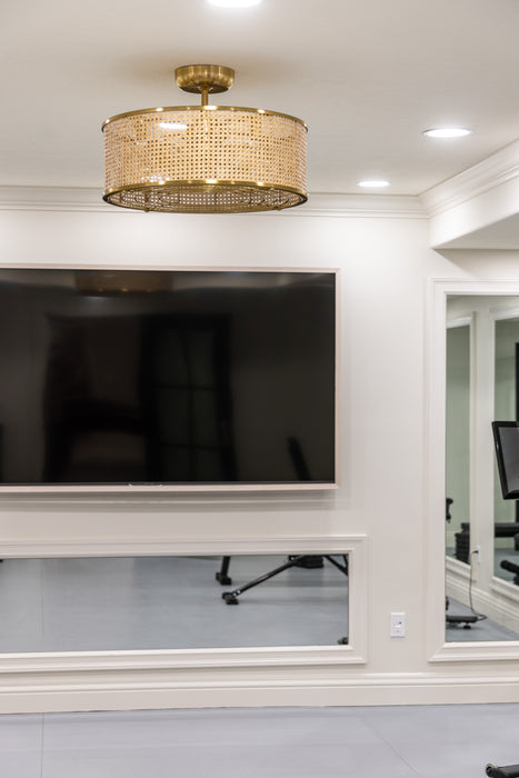 Astoria Four Light Fan D'lier-Fans-Savoy House-Lighting Design Store