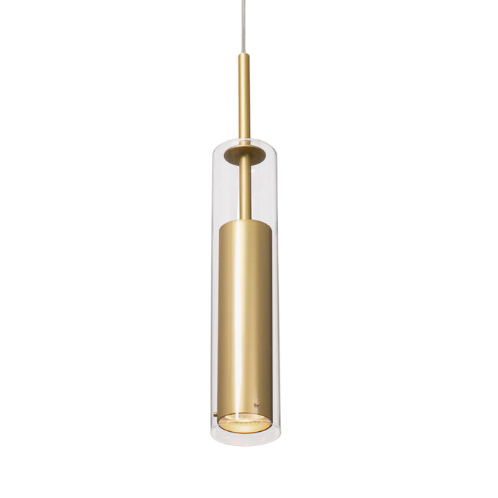 Jarvis One Light Pendant Brushed Gold-Mini Pendants-Kuzco Lighting-Lighting Design Store
