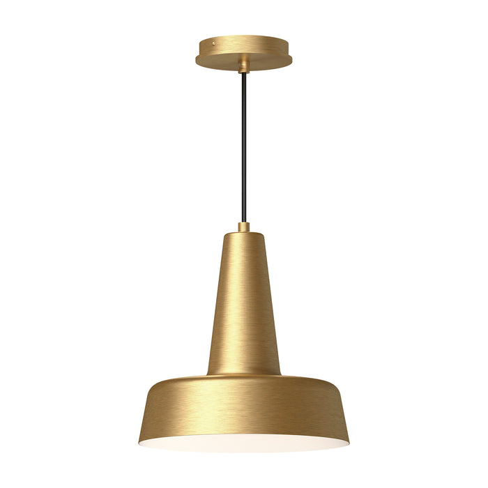 Juliana One Light Pendant Brushed Gold-Pendants-Alora-Lighting Design Store