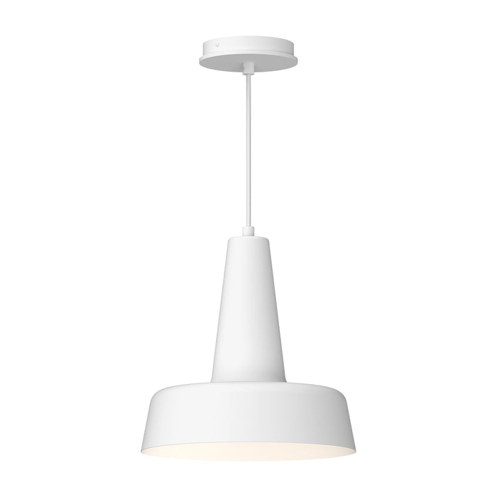 Juliana One Light Pendant White-Pendants-Alora-Lighting Design Store