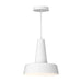 Juliana One Light Pendant White-Pendants-Alora-Lighting Design Store