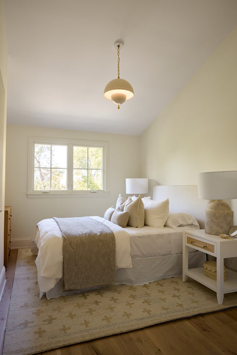 Jojo Two Light Pendant Aged Brass/Soft White-Pendants-Mitzi-Lighting Design Store