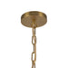 Kai One Light Pendant Brushed Gold-Pendants-Alora-Lighting Design Store