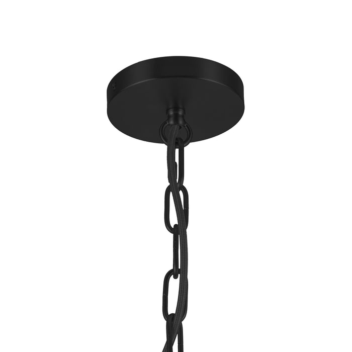 Kai One Light Pendant Matte Black-Pendants-Alora-Lighting Design Store