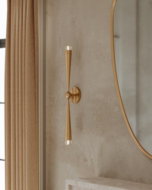 Keanu Two Light Wall Sconce-Sconces-Troy Lighting-Lighting Design Store