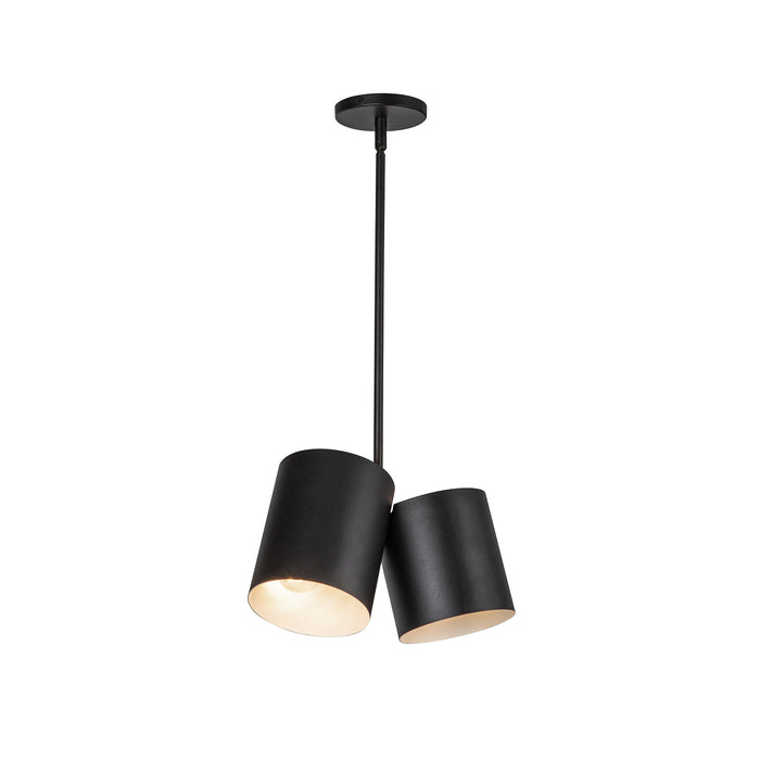 Keiko Two Light Pendant Black-Mini Chandeliers-Kuzco Lighting-Lighting Design Store