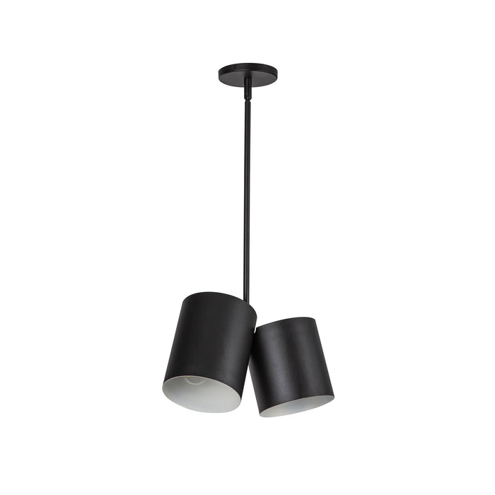 Keiko Two Light Pendant Black-Mini Chandeliers-Kuzco Lighting-Lighting Design Store