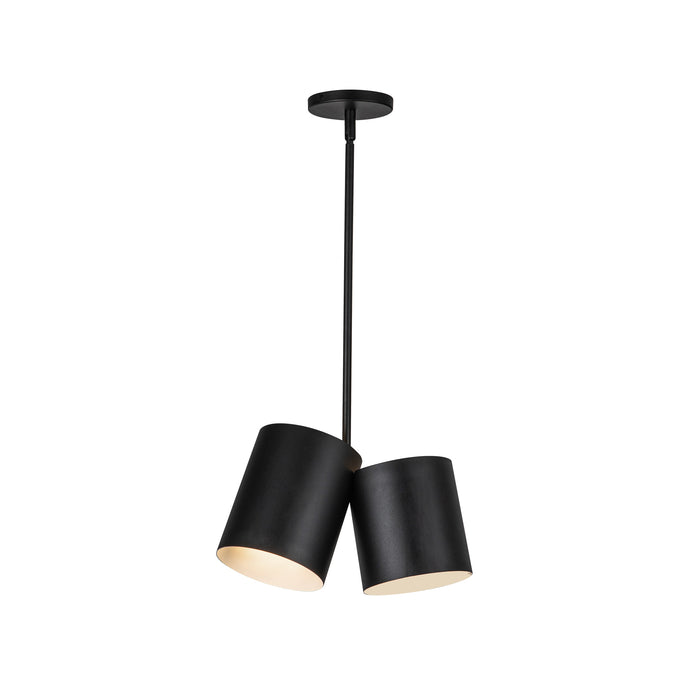 Keiko Two Light Pendant Black-Mini Chandeliers-Kuzco Lighting-Lighting Design Store