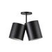 Keiko Two Light Semi-Flush Mount Black-Semi-Flush Mts.-Kuzco Lighting-Lighting Design Store