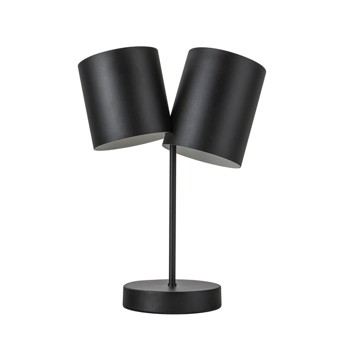 Keiko Two Light Table Lamp Black-Lamps-Kuzco Lighting-Lighting Design Store