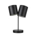 Keiko Two Light Table Lamp Black-Lamps-Kuzco Lighting-Lighting Design Store