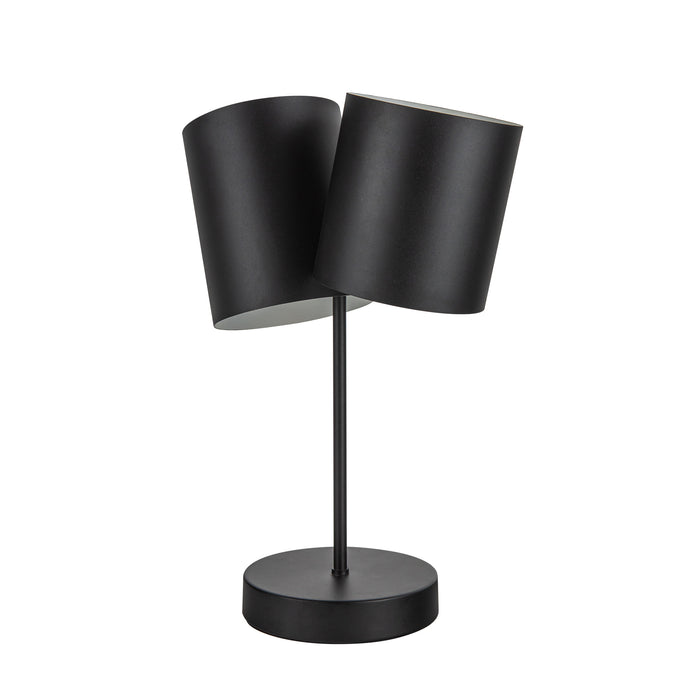 Keiko Two Light Table Lamp Black-Lamps-Kuzco Lighting-Lighting Design Store