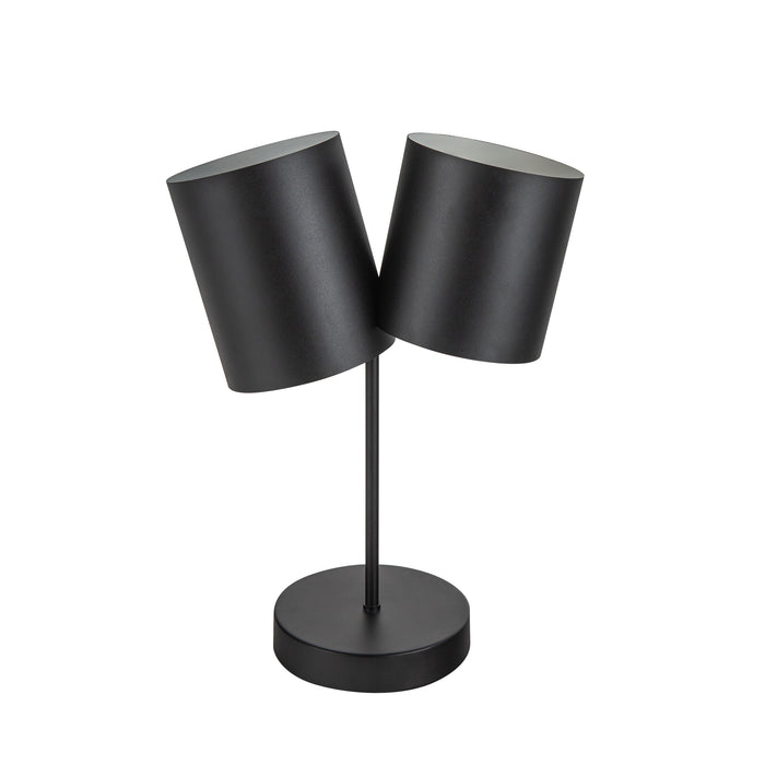 Keiko Two Light Table Lamp Black-Lamps-Kuzco Lighting-Lighting Design Store